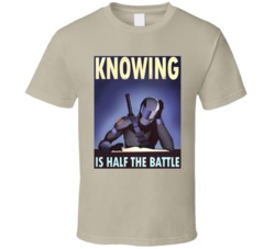 Gi Joe Snake Eyes Knowing Is Half The Battle T Shirt