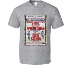 Rocky Balboa Apollo Creed Boxing T Shirt
