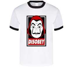 Disobey La Casa De Papel The Money Heist Popular Tv Show Fan T Shirt