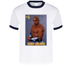 Dino Bravo Classic Wrestling Card Dark Side Of The Ring T Shirt