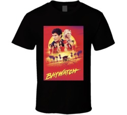 Baywatch Cj Parker Mitch Buchannon Hasselhoff T Shirt