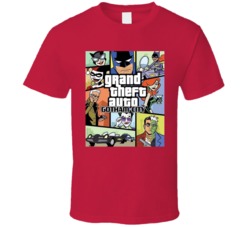 Grand Theft Auto Gothman City Batman T Shirt