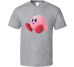 Kirby Super Mario Video Game T Shirt