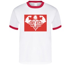 Tony Atlas Mr Usa America Wrestler Wcw T Shirt