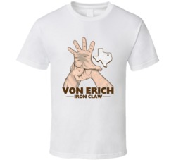 Von Erich Iron Claw Wrestling T Shirt