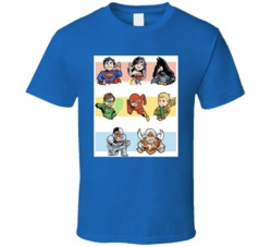 Superhero Cartoon Style T Shirt