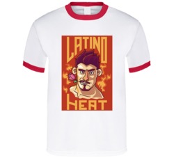 Latin Heat Eddie Guerrero Lwo Viva Mexico T Shirt