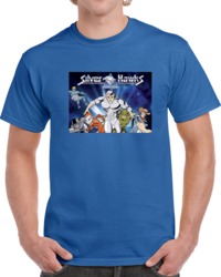 Silver Hawks Bionic Policemen Cartoon T Shirt