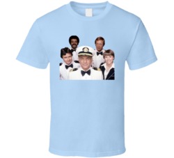 Love Boat Cast Captain Stubing Isaac Gopher T Shirt