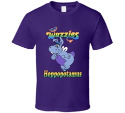The Wuzzles Hoppopotamus 80s Animated Television Series Cartoon Fan T 