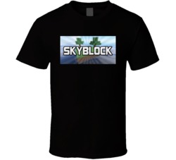 Skyblock Video Game T Shirt