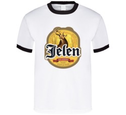 Jelen Pivo Beer Serbia Logo T Shirt