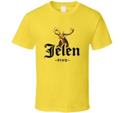 Jelen Pivo Serbian Beer Logo T Shirt