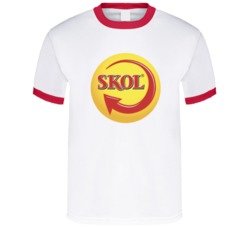 Skol Brazilian Beer Cerveja Label T Shirt