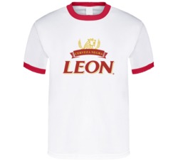 Leon Cerveza Negra Beer Label Mexico T Shirt