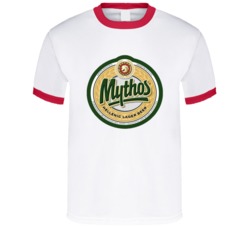 Mythos Hellenic Beer Label Greece T Shirt