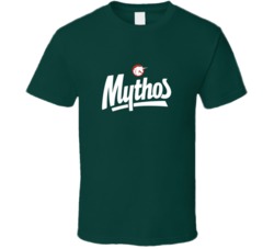 Mythos Greek Beer Label T Shirt