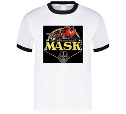 Mask Logo Mobil Armored Strike Kommamd T Shirt