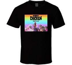 Robot Chicken Adult Swim Cartoon T Shirt
