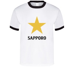 Sapporo Japanese Premium Beer Logo T Shirt