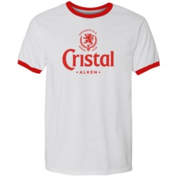 Cristal Alken Cuban Beer Cerveza Logo T Shirt