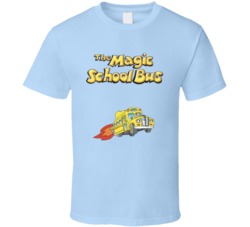 The Magic School Bus Cartoon Logo T Shirt