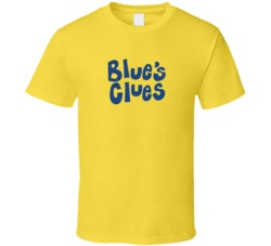 Blues Clues Logo Blue Dog Cartoon T Shirt