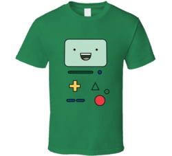 Bmo Adventure Time Big Face Cartoon T Shirt