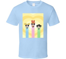 Powerpuff Girls Buttercup Blossom Bubbles T Shirt