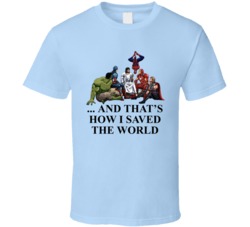 Jesus Hero And Thats How I Saved The World T Shirt