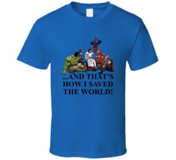 And That&acirc;s How I Saved The World Jesus Christ Super Hero T S