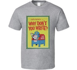 Captain Crunch Cereal Retro Us Mail T Shirt