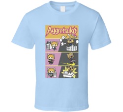 Aggretsuko Angry Meme Anime T Shirt