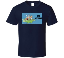 The Jetsons Family Flying Car Astro Rosie T Shirt