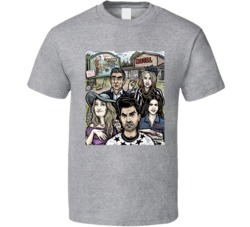 Schitts Creek Netflix Cartoon Rosebud Motel T Shirt