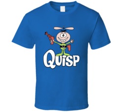 Quisp Cereal Mascot Breakfast Food T Shirt