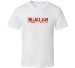 Harley Quinn The Last Jedi Is Not Canon T Shirt