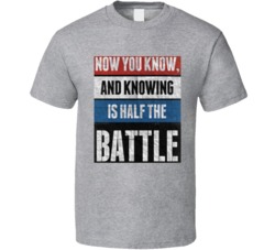 Now You Know And Knowing Is Half The Battle Gi Joe T Shirt