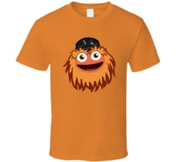 Gritty Philadelphia Mascot Big Face Philadelphia Hockey Fan T Shirt