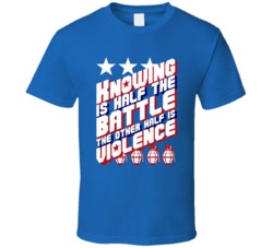 Knowing Is Half The Battle The Other Half Is Violence Gi Joe 80s Carto
