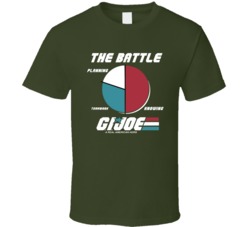 The Battle Planning Teamwork Knowing Gi Joe Retro 80s Cartoon Fan T Sh