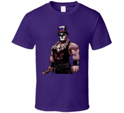 Cartoon Papa Shango Wwf T Shirt