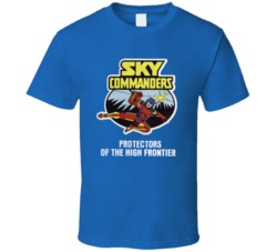 Sky Commanders Protectors Of The High Frontier Cartoon Fan T Shirt
