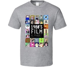 1980 Film Alphabet T Shirt