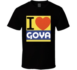 I Heart Goya Love Trump Hispanic Food T Shirt