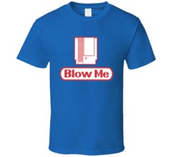 Nintendo Cartridge Blow Me T Shirt