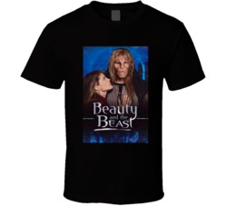 Beauty And The Beast Linda Hamilton Ron Perlman T Shirt