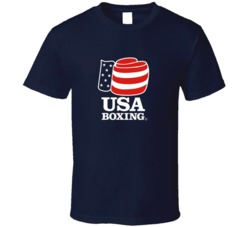 Usa American Boxing Logo T Shirt