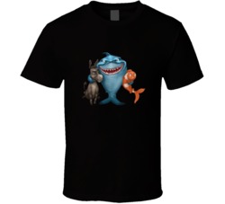 Poker Shark Hugging Donkey Fish T Shirt