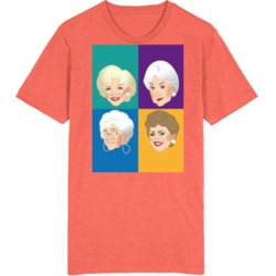 Vintage Retro Golden Girls Cartoon T Shirt